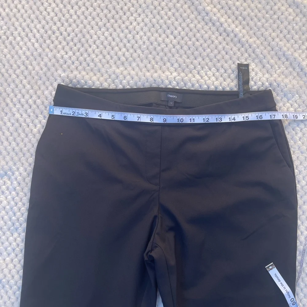 Theory Black Women's Trousers - Picture 4 of 6